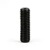 Tornillos de fijación de cabeza plana de nylon, tornillos de máquina sin cabeza de nylon negro, tornillos de bloqueo de cabeza plana M3M4M5M6