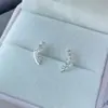Fila Pequeña de Pendientes de Diamante para Mujer, Diseño Sencillo de Nicho, Pendientes Únicos de Circonita Brillante, Exquisitos Elegantes, Pendientes para el Trabajo