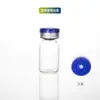 Frascos transparentes 3ml 5ml 7ml 10ml com tampa de alumínio-plástico abre-fácil, embalagem de tubo de vidro para dispensação de pó liofilizado