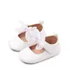 Zapatos Nuevos de Piel Zapatos de Piel Mate Zapatos de Primavera y Otoño de una Sola Pieza Zapatos de Princesa con Lazo Suela de Goma Antideslizante Zapatos para Bebé y Niño Pequeño