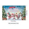 Novo Fundo de Celebração de Natal Parede de Tijolos Vermelhos Boneco de Neve Cortina de Fundo para Arranjo Banner de Natal para Feriado