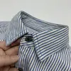 Camisa retro de trabajo juvenil para hombre y mujer estilo japonés ameikaji estilo japonés para pareja colorida a rayas holgada de manga larga