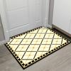 Tapete de entrada estilo europeu pode ser cortado para o tapete da porta tapete de porta quarto cozinha banheiro tapete absorvente