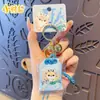 Auténtico Sachet de Incienso Perro de la Buena Fortuna Llavero Amuleto Creativo Dibujo Animado Tejido Llavero Bolsa de la Suerte Colgante de Bolsa Pequeño Regalo
