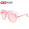 Gafas de Sol de Moda Europeas y Americanas Nuevas 2026 Gafas de Aviador con Montura Grande Retro Estilo Callejero Ins Gafas de Sol de Moda Transfronterizas