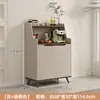 Armário de Chá de Madeira Maciça Aparador de Luxo Leve Armário Simples de Preparo Armário Lateral Integrado de Parede Armazenamento de Sala de Estar Armário Lateral Armário de Café