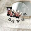 Accesorios de Pedrería para Uñas al por Mayor: Rhinestones Irregulares en Forma de Corazón con Base Puntiaguda y Forma de Estrella, Decoraciones para Uñas de Aleación Incrustadas con Cristal Super Brillante