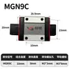 Deslizador de guía lineal de microdeslizamiento pequeño para uso doméstico MGN/MGW7C/9C/12C/15C/7H/9H/12H/15H