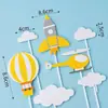 Set de Toppers para Pastel de Planeta Espacial y Astronauta, Tarjetas y Complementos de Decoración para Pastel de Cumpleaños para Niños, Suministros para Hornear