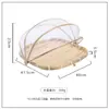Cesta de bambú tejida para frutas y verduras de Vietnam, cesta de bambú con mosquitero, cesta de bambú para secar, cesta de granja para aventar, cesta tejida para el hogar para bollos al vapor