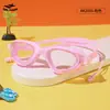 Gafas de Natación Qilang para Adultos de Alta Definición Antivaho con Sellos de Silicona y Tapones para los Oídos en Blanco y Negro, Gafas de Natación Profesionales al por Mayor