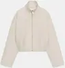 Roupas femininas europeias e americanas transfronteiriças, best-seller do AliExpress, jaqueta aviador casual fashion estilo francês com gola alta