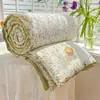 Colcha de Verano Tradicional Lavable de Algodón Nube, Colcha de Verano de Hilo Tipo Nube, Colcha para Aire Acondicionado, Colcha Fina de Verano Doble para Dormitorio de Estudiante