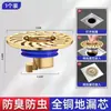 Desagüe de piso de latón desodorante núcleo interno alcantarilla antiolor retorno de olor anti-insectos artefacto inodoro inodoro baño universal
