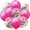 Conjunto de balões de lantejoulas de látex de 12 polegadas Pacote de 10 pacotes de decoração de aniversário de festa celebração de fundo de evento de casamento transfronteiriço