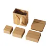 Caja de Regalo Kraft para Joyería Anillo Collar Caja para Regalo Pendientes Accesorios Caja de Embalaje En Stock