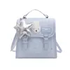 Bolsa Quadrada Pequena Exquisita Nova de Verão 2026 Bolsa de Mão Fofa e Estilosa Versão Coreana Mochila Desenho Animado Bolinhas Ins
