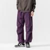 Marca de Moda UNDREST Pantalones Casuales de Pierna Ancha para Hombre Pantalones Holgados de Invierno con Forro Polar Gruesos Pantalones de Paracaidista CK29