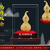 Atacado de Fábrica Ornamentos de Abóbora Dourada de Veludo Chinoiserie Armário de Parede para Entrada Ornamentos Sala de Estar de Casa Divisória Decorações de Armário de Vinho
