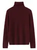 Camiseta base de punto 100% cachemira pura con adornos completos de pedrería para mujer, nuevo top versátil de cuello redondo de manga larga de color liso para otoño e invierno