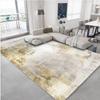 Alfombra de Sala de Estar de Lujo Ligero de Alta Gama Moderna Simple Sofá Mesa de Centro Felpudo Dormitorio Resistente a la Suciedad Resistente al Desgaste Alfombra Imitación Cachemira