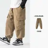 Duo Duo Home Calça de Trabalho para Meninos Resistente ao Desgaste Novo Estilo Primavera e Outono 2026 Roupas Casuais Estilosas de Outono para Crianças Pequenas, Médias e Grandes