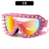 Gafas de Esquí de Montañismo Nuevas de Invierno Europeas y Americanas, Gafas a Prueba de Viento para Motocicleta, Gafas de Sol Deportivas Coloridas Antirreflejos