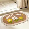Alfombra Absorbente de Baño de Cachemir Imitación Personalizable de Una Pieza para Envío Directo, Felpudo de Baño, Felpudo de Entrada Antideslizante, Felpudo