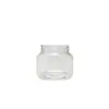 Pote quadrado redondo personalizado de fábrica 95ml pote plástico 100ml boca larga pet criativo grau alimentício PET pote quadrado vazio