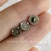 Botones de Ancla Retro Mini de Bronce de 4/5/6/7/8mm Hechos a Mano DIY Pequeños para Tela BJD Aguja de Pegar Botones para Ropa de Bebé
