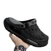 Zuecos de suela gruesa de EVA para hombre, sandalias deportivas cerradas para el verano al aire libre, sandalias de playa antiolor para uso exterior, transfronterizo