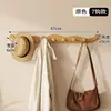 Cabide de parede para hall de entrada de casa, ganchos para casacos e bolsas, rack de armazenamento e para pendurar roupas atrás da porta do quarto
