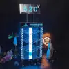 Suporte de Copo de Coquetel Luminoso para Bar KTV Suporte Criativo de Ferro para Taça de Vinho Carregamento Suporte de Copo para Uma Taça