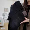 Jeans Pantalones de Tubo Ahumado de Cintura Alta Retro Americano para Niños Primavera y Verano 2025 Pequeños Ajustados de Nueve Puntos Sueltos Rectos