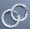 Pendientes de Aro Transfronterizos Europeos y Americanos Estilo Navideño Lujo Ligero Retro Elegante Gama Alta Personalizados Clips para Orejas al por Mayor Joyería para Mujeres