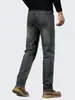 Ropa de Hombre Fengshe / 2026 Nuevo Otoño-Invierno Pantalones Rectos Ligeros de Negocios Jeans Retro Versátiles para Hombre Pantalones Largos de Moda