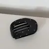 Grampo de Cabelo Oval Plano com Bolinhas Grampo Bico de Pato Grampo de Cabelo Grampo para Nuca Grampo Tubarão de Alta Qualidade Acessório de Cabelo