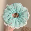 2026 Nuevo Scrunchie de Malla Estilo Coreano Súper Grande Goma para el Cabello para Coletas Flor de Cabello a la Moda Accesorios para el Cabello