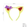 Diadema de Animal para Halloween Nueva Dibujos Animados para Niños Orejas de Gatito Tocado Fiesta de Graduación Disfraz Pinza para el Cabello Linda