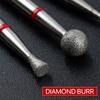 Manicure Cabeça de Esmeril para Polimento da Superfície da Unha, Remoção de Pele Morta e Esfoliação Lixadeira Elétrica com Cabeça de Esmeril Substituível