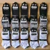 Calcetines para hombre de tubo blanco y negro gris correr Volumen Siete días sin lavado calcetines calcetines desodorantes color sólido Cuatro Estaciones calcetines puesto suministro al por mayor