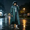 Impermeable Grueso de una Pieza para Ciclismo de Adultos, Scooter Eléctrico para una Persona, Impermeable a Prueba de Explosiones para Todo el Cuerpo, Impermeable Estilo Cortavientos para Hombres y Mujeres para Scooters Eléctricos