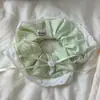 Scrunchie Cuadrado a Cuadros Verdes Estilo Bosque para Mujer, Lazo Fresco para el Cabello de Primavera y Verano, Elegante Accesorio para Moño Bajo