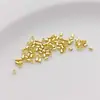 Cor de ouro 14K tubo de posicionamento de retenção de cor fecho de fecho contas de posicionamento DIY manual linha fixa pulseira colar acessórios material
