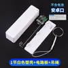 Caja de Alimentación Móvil Sin Soldadura Pequeña Lanzadera Celda 1/2 Kit de Carcasa Power Bank 18650 Carcasa de Aluminio Placa Elevadora DIY