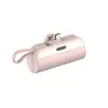 Batería Externa Portátil Cápsula Transfronteriza 5000 mAh Suministro de Energía Móvil de Enchufe Trasero de Emergencia Soporte Batería Externa Regalo