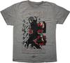 Camiseta holgada japonesa Naruto Naruto comercio exterior nicho retro anime clásico para hombre