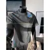 Camiseta Esportiva de Manga Curta com Bloqueio de Cor Hasselblad para Homens, Leve Respirável de Secagem Rápida que Absorve a Umidade para o Verão ao Ar Livre, Top Fresco de Meia Manga