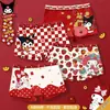Algodón Puro Boxer Ropa Interior para Niñas Pequeño, Mediano y Grande Dibujos Animados Infantiles Transpirable Cuatro Esquinas Ropa Interior Infantil para Niñas Linda