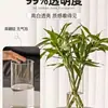Venta Directa de Fábrica de Floreros de Plástico Imitación Vidrio de Alta Transparencia, Cubos para Flores Ecológicos, Contenedores Hidropónicos Espesados para Plantas y Botellas